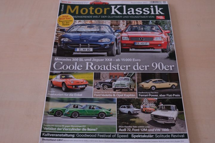Deckblatt Motor Klassik (09/2017)